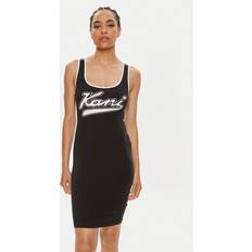 Karl Kani Kjoler Karl Kani Varsity Dress, Apparel, Schwarz, Größe:
