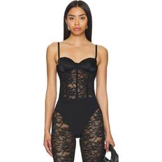 Seta Canottiere Fleur Du Mal REVOLVE Boned Bustier - Black