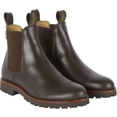 Women's Aventure Cuir Chelsea Boots Marron Foncé-4.5
