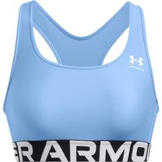 Under Armour Mid Branded Sports Bra - Blue