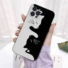 Xcsgsra Style 05, For iphone 13 Cartoon Cats Phone Case For iphone 13/14/15 ProMax