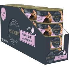 Encore Cats Pets Encore 100% Natural Wet Cat Tuna with Shrimp in 70 Tins