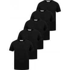 Tokyo Laundry Cotton 5-Pack Short Sleeve T-Shirts Black