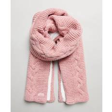Superdry Halsdukar & Sjalar Superdry Women's Cable Knit Scarf - Rose