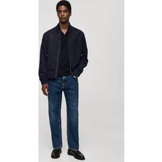 Mango Outerwear Mango MANGO MAN Suede-effect bomber jacket dark navy Men