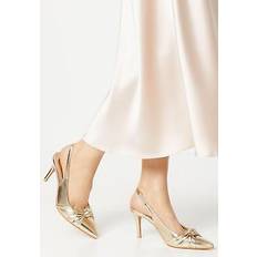 Wallis deja knot detail slingback stiletto court shoes