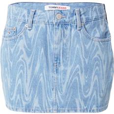 Miniröcke - Slim-fit Tommy Jeans Rock blue denim hellblau