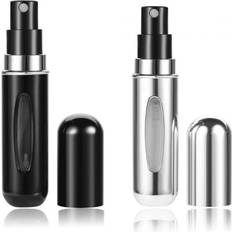 Tech of Sweden Perfume Atomizer 8 ml Hajuvesipullo Matkustamiseen Silver