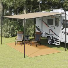 Camping & Outdoor vidaXL Tent Carpet Sand 200x400 cm HDPE