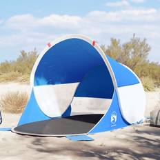Camping & Outdoor vidaXL Azure Blue Beach Tent 2-Person