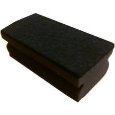 Svarta Disksvampar Skursvamp 140 x 70 x 50 mm Svart Set of 10