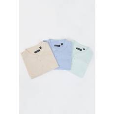 Multicoloured Polo Shirts Brave Soul Pack Cotton Polo Shirts Mint