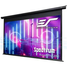 Projector Screens Elite Screens Spectrum AcousticPro UHD RC1 KIT, 100-INCH Motorized Electric Projector Moiré-Free Sound Transparent Perforated Weave Movie Home Theaters, ELECTRIC100H2-AUHD