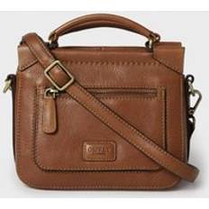 Osprey London The Oxford Micro Leather Crossbody Bag Tan One Size