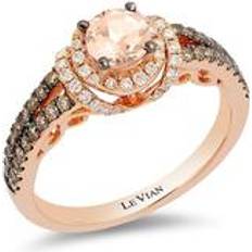 Le Vian Chocolatier 14K Strawberry Gold 0.85 ct. tw. Diamond & Morganite Ring