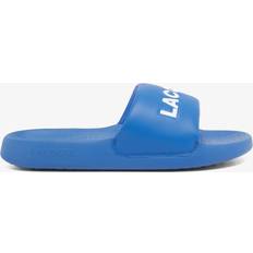 Lacoste Men's Serve Slide 1.0 BLU/WHT Blau