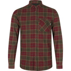 Seeland Glen Flannel Shirt Red Forest Check