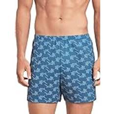 Calida Men's Underwear Calida Herren Prints Boxershorts, Indian Blue, 58-60