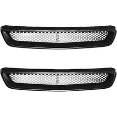 Cars Bumpers Tlily 2X ABS Black Car Front Bumper Hood Grill Grille Cover