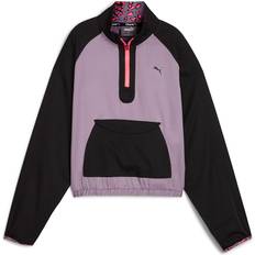 Puma Unisex Pullover Puma Sportsweatshirt 'HYPERNATURAL' lila pink schwarz