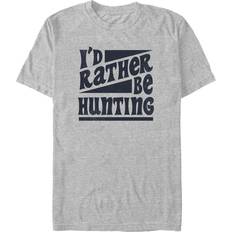 T-shirts Novelty Mens Short Sleeve Hunting Graphic T-Shirt, Xx-large, Gray Xx-large