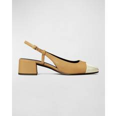 Tory Burch Kengät Tory Burch Women's Cap-Toe Slingback Pumps - Tan