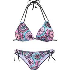 Lila Bikiniset Lascana Bikini-set Lila Unifarben für Damen 38A/B