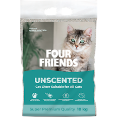 Four Friends Katter Husdjur Four Friends FourFriends Cat Litter Unscented 10 Oparfymerad