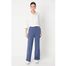 Clothing Dorothy Perkins Double Button Waistband Trousers Blue