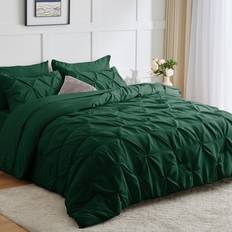 CozyLux Pintuck Bed Linen Green (259.1x274.3cm)
