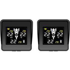 Lug Wrenches Spactz 2X Solar Wireless Tire Pressure Monitoring System TPMS Tire Display 3