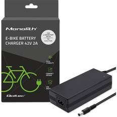 Batteriladdare 36v 2a Qoltec Laddare Elcykel 36V 42V 2A 5.5x2.1 Kontakt