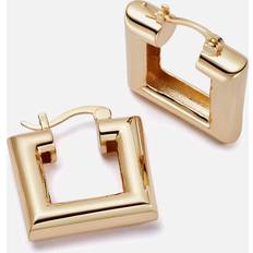 Daisy Daisy London X Polly Sayer Gold-Plated Chubby Square Earrings
