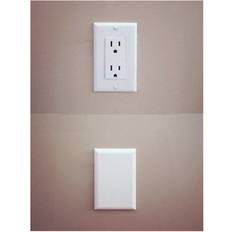 Socket Cover DreamBaby l1031 coverplug white plastic outlet cover 5.5 hx3.5 w in. with screw 6