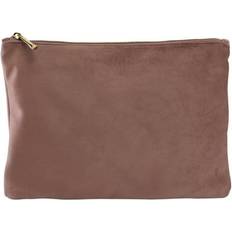 Recycled Materials Cosmetic Bags BagBase Velvet Cosmetic Case RW10030 Rose Quartz