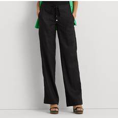 Ralph Lauren Women Pants Ralph Lauren Petite Wide-Leg Pants Polo Black 10P