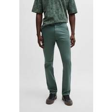 HUGO BOSS Slim-fit Chinos In Stretch-cotton Satin