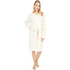 Women Robes Barefoot Dreams CozyChic In The Wild Robe in Cream/Stone 100% Polyester