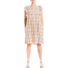 Korte jurk - Turkoois Jurken Max Studio Pintuck Short Dress -