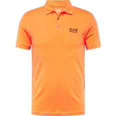 Bekleidung EA7 Poloshirt orange schwarz