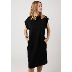 3XL Vestidos Urban Classics Vestido Ladies Light Terry Dress - Negro