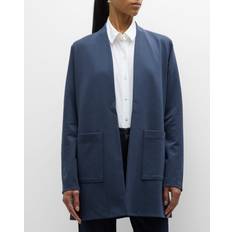 Tencel Jackets Eileen Fisher Open-Front Washable Flex Ponte Jacket