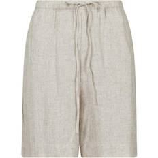 M - Natur Bukser & Shorts Neo Noir Santo Linen Shorts - Casual