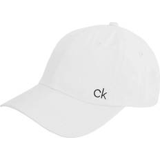 Calvin Klein White Accessories Calvin Klein Classic Cotton Adjustable 6 Panel Baseball Cap - White