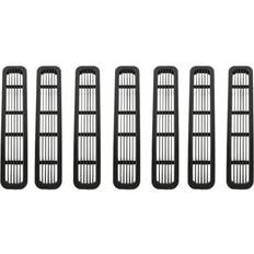Cars Bumpers Jojomino Clip-on Grill Front Mesh Grille Inserts for Wrangler TJ & 1997-2006