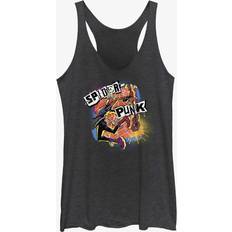 Tank Tops BoxLunch Marvel Spider-Man: Across The Spiderverse Rock On Spider-Punk Womens Tank Top BLK HTR