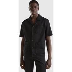 Modal Camicie United Colors of Benetton Shirt In Modal And Blend, XXXL, Black, Men