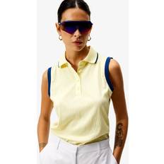 Amarillo - Mujer Polos J.Lindeberg Lila Sleeveless Wax Yellow Camiseta Polo