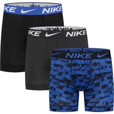 Nike Microfiber Men's Underwear Nike Men's Dri-FIT Essential 3-pack Microfiber Trunks Black, Blue