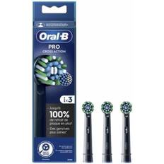 Têtes de brosse à dents vente Oral-B Pro Cross Action Noire 3 unités